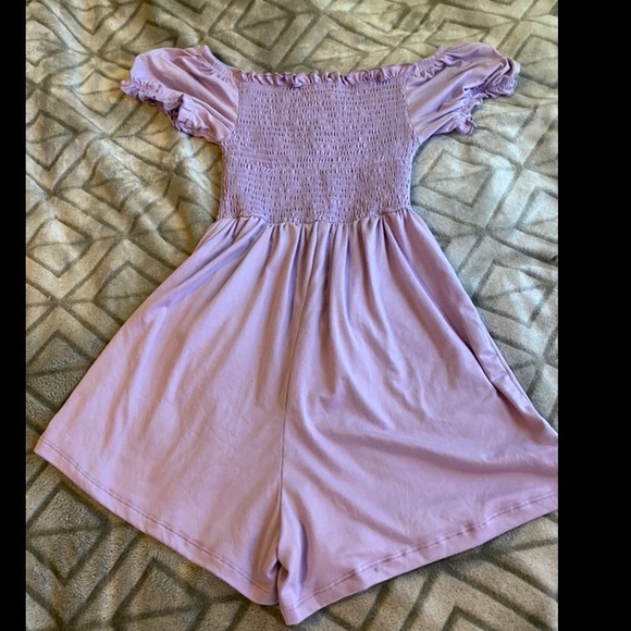 Lavender Romper - Picture 2 of 3